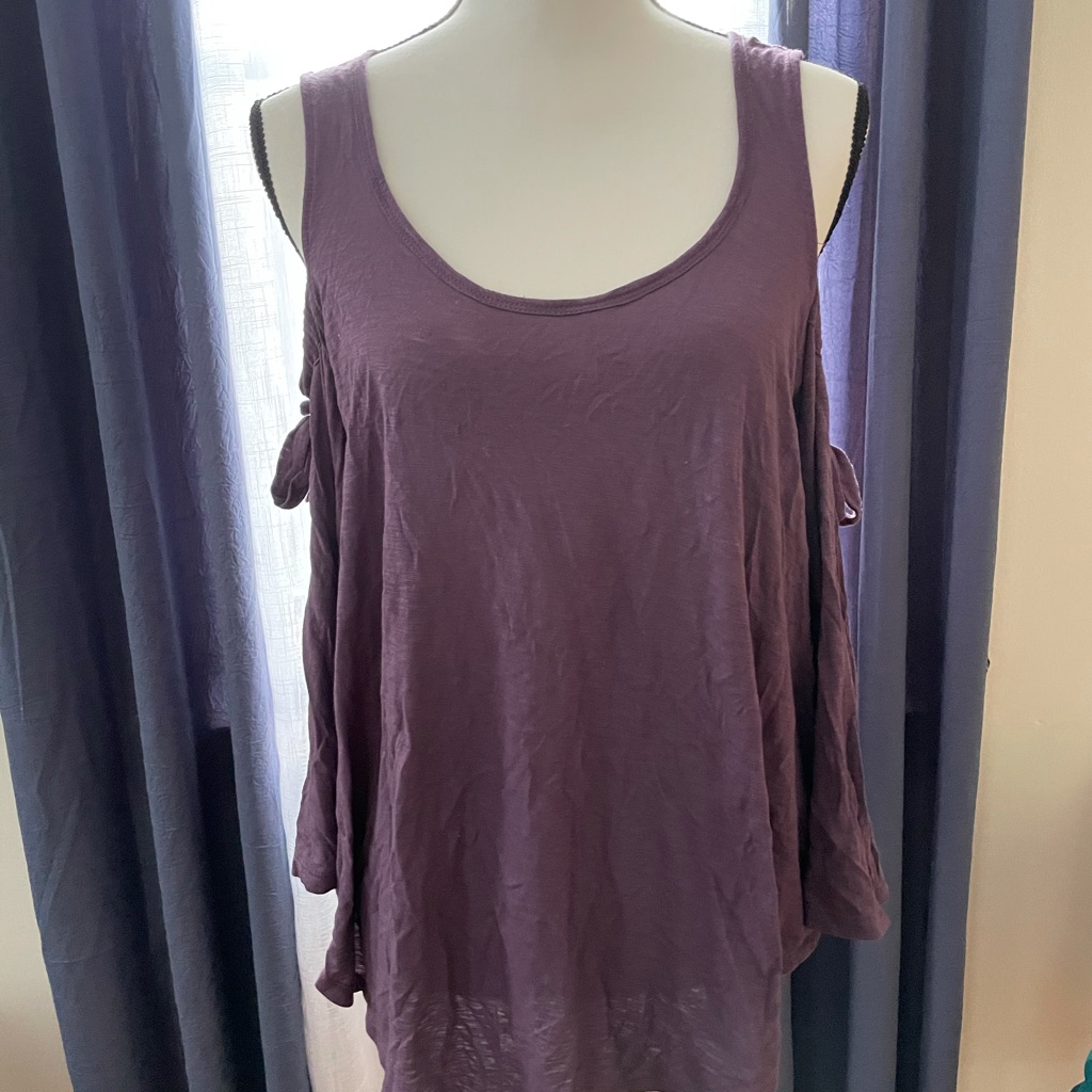 Express Sexy Express Purple Top
